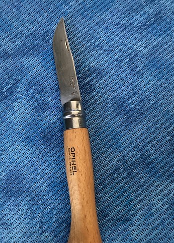 Beden mavi Renk Opinel Katlanabilir Ahşap Saplı Bıçak