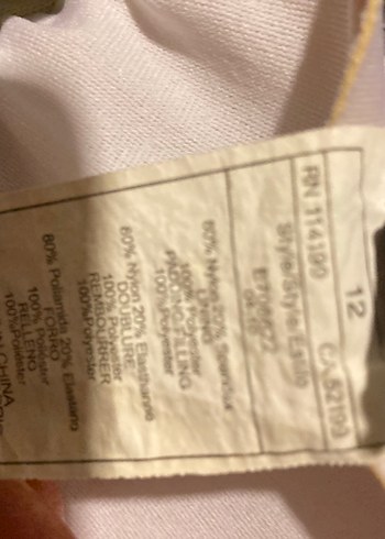 Siyah Beyaz Puantiyeli Mayo 38/48 ölçüsü - Görsel 5