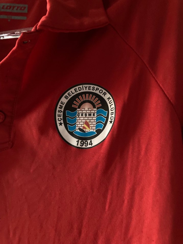 Kırmızı Düğmeli Erkek Polo Tişört 50/70 ölçüsü - Görsel 2