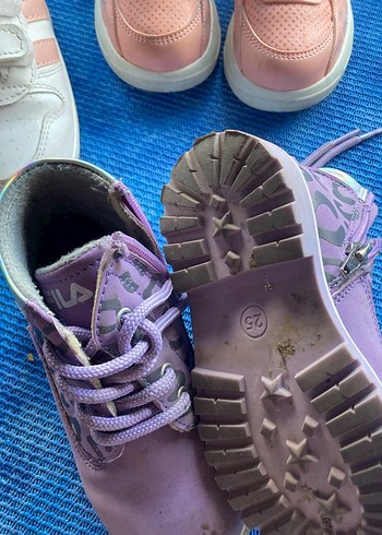 Mor Kız Çocuk Sneakers - 25/26/28 numaralı ayakkabı - Görsel 3