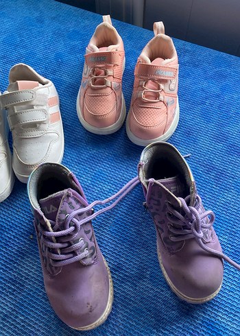 Mor Kız Çocuk Sneakers - 25/26/28 numaralı ayakkabı - Görsel 2