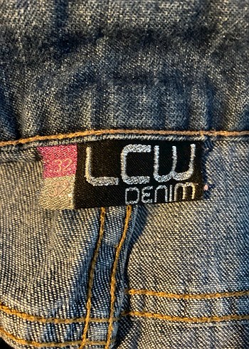 Erkek Mavi Midi Denim Bol Kesim Kot Pantolon 32 beden - Görsel 5