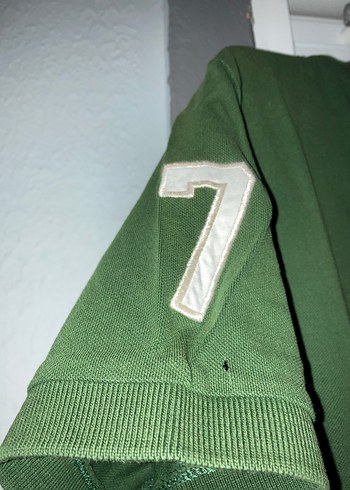 Erkek Yeşil Kısa Kollu Polo Tişört - Görsel 2