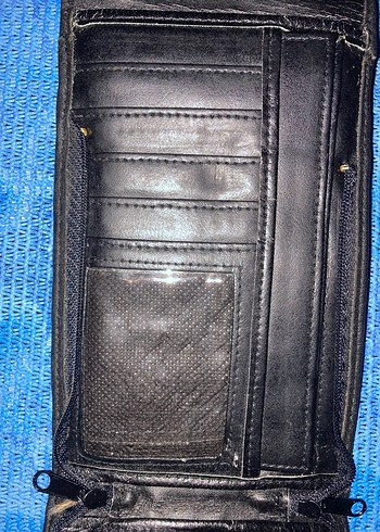 Fermuarlı Lacivert Deri Kadın Cüzdanı - Görsel 3