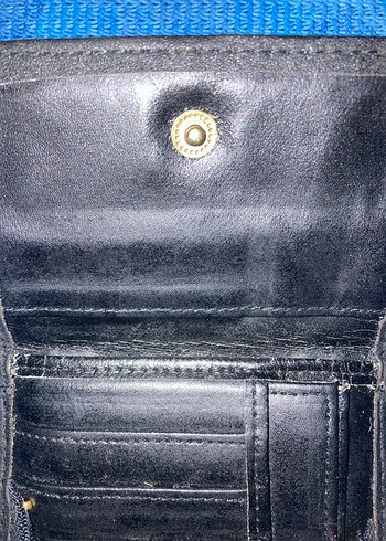 Fermuarlı Lacivert Deri Kadın Cüzdanı - Görsel 4