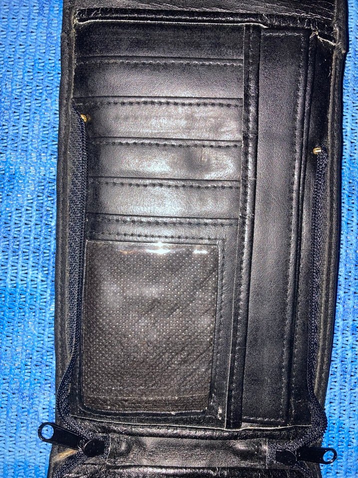 Fermuarlı Lacivert Deri Kadın Cüzdanı - Görsel 3