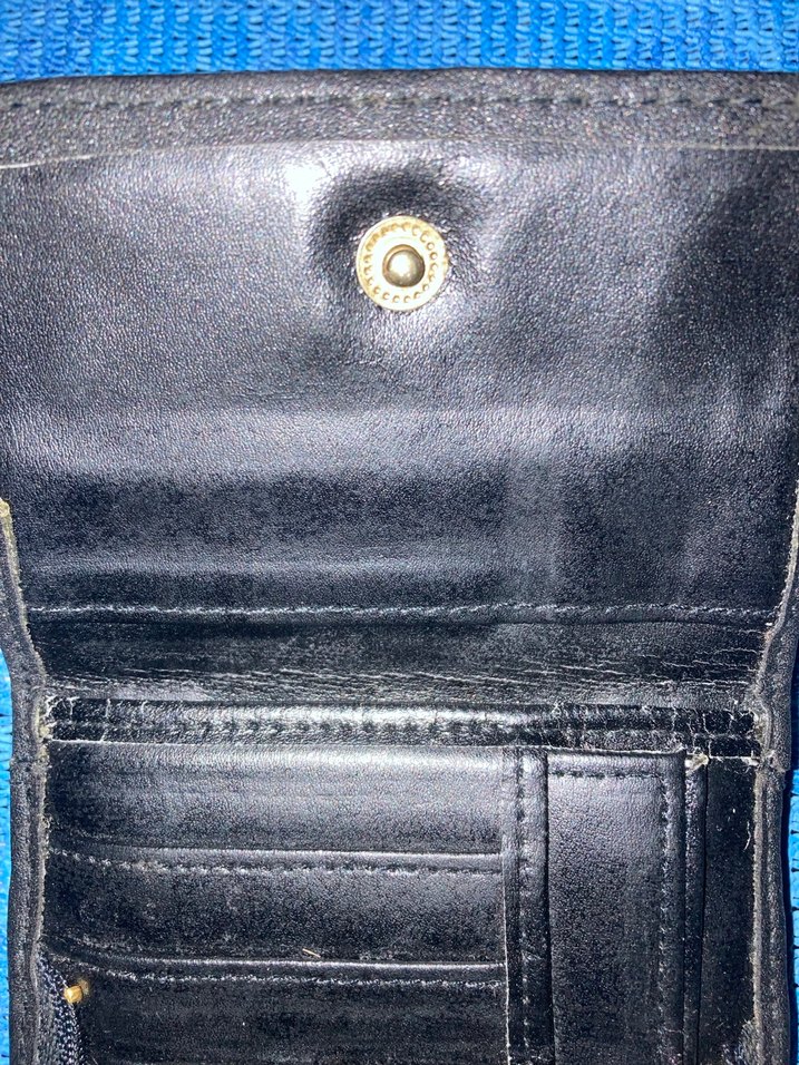 Fermuarlı Lacivert Deri Kadın Cüzdanı - Görsel 4