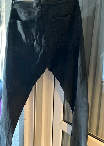 Siyah Rahat Erkek Kot Pantolon - Görsel 3