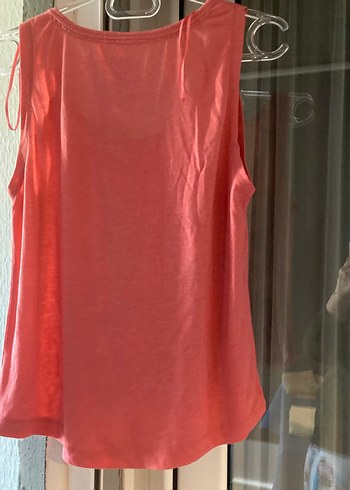 Kırmızı Baskılı Askısız Tişört 44/56 ölçüsü - Görsel 3