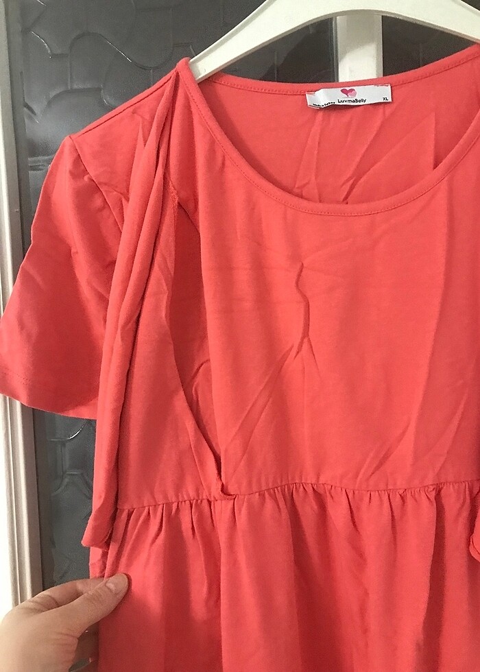 Luvmabelly Emzirme özellikli elbise xl - Görsel 4