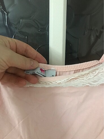 Luvmabelly emzirme özellikli gecelik xl - Görsel 3