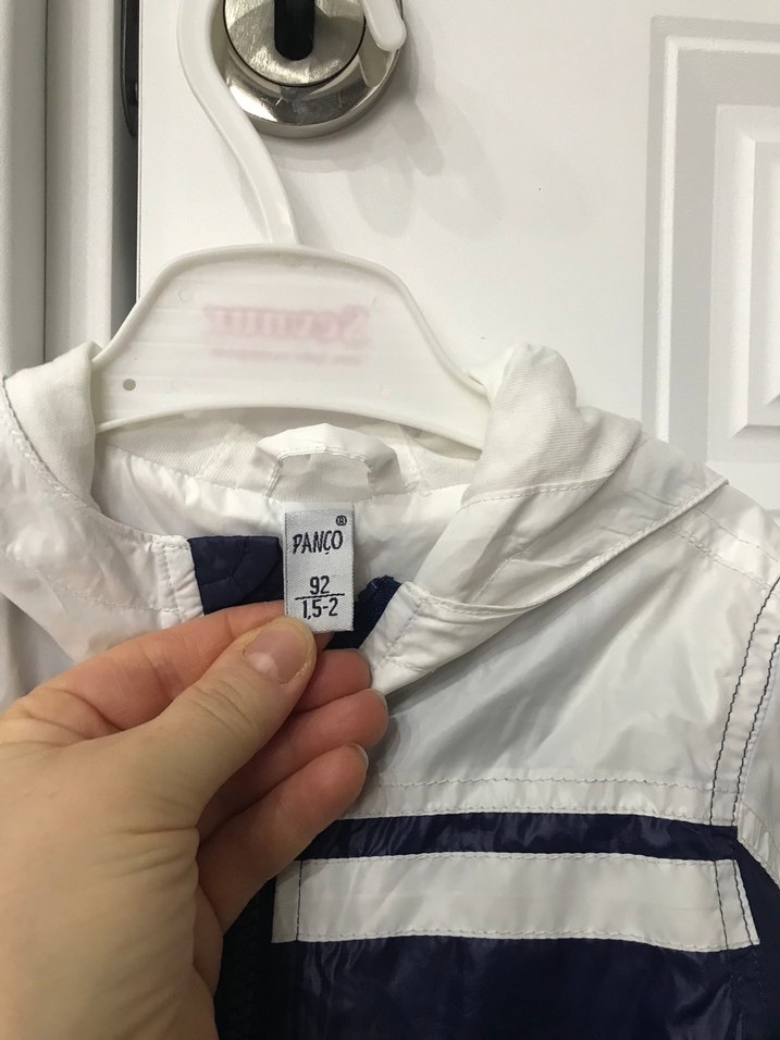 Panço 1,5-2 yaş Erkek Çocuk Lacivert Fermuarlı Yağmurluk - Görsel 4