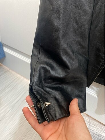 xxl Beden siyah Renk Gerçek deri ceket
