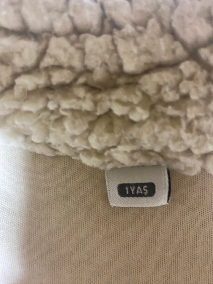 Bej Erkek Çocuk Kürk Detaylı Mont - Görsel 3