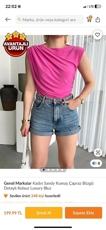 Bluz pembe