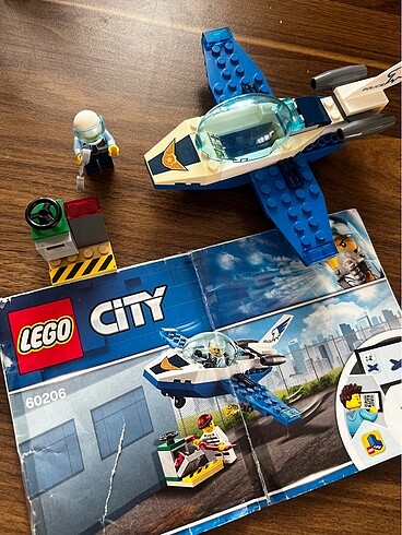 Lego city polis uçağı