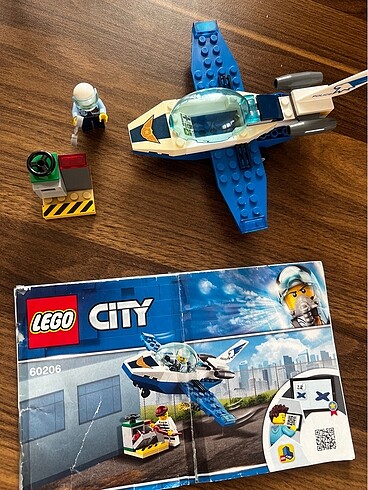 Diğer Lego city polis uçağı