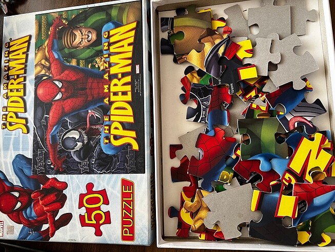 Beden Renk Çocuk puzzle yapboz örümcek adam