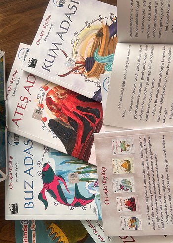 Hikaye kitabı seti On Ada Krallığı üçgen yayıncılık - Görsel 3