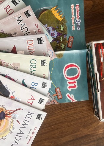 Hikaye kitabı seti On Ada Krallığı üçgen yayıncılık - Görsel 2