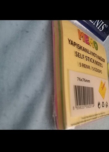  Beden Yapışkanlı not kağıdı 