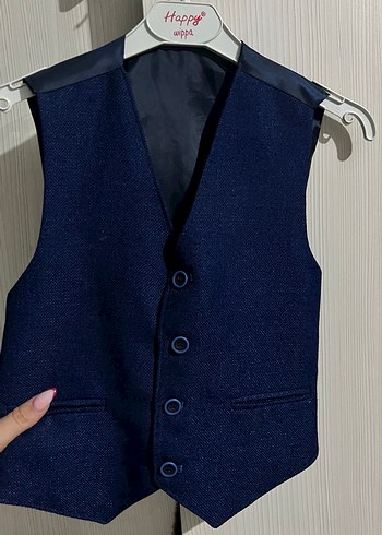 Koyu Mavi Çocuk Takım Elbise - Görsel 3