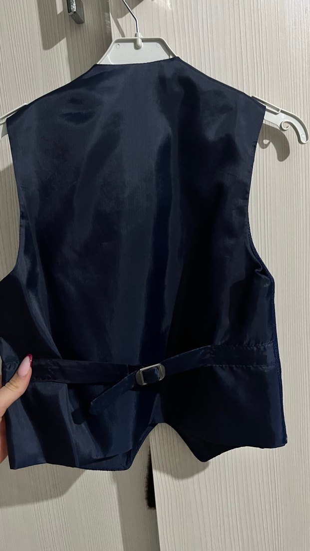 Koyu Mavi Çocuk Takım Elbise - Görsel 4