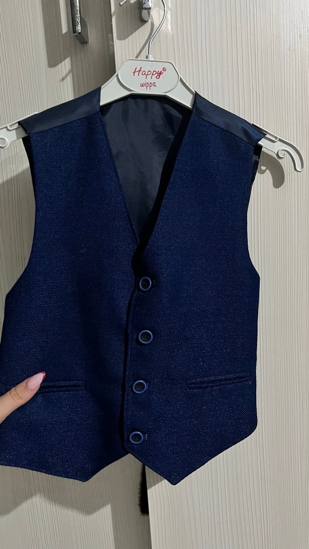 Koyu Mavi Çocuk Takım Elbise - Görsel 3