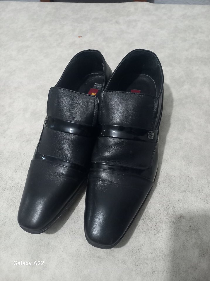 Siyah Klasik Tokalı Erkek Ayakkabı - Görsel 2