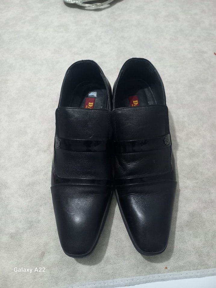 Siyah Klasik Tokalı Erkek Ayakkabı - Görsel 5