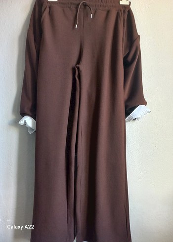 Kahverengi Kuşaklı Midi Hamile Ceketi - Görsel 4