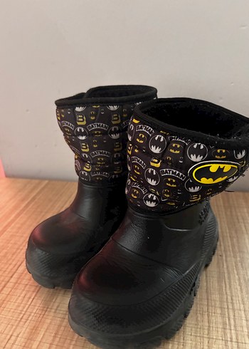 Erkek Çocuk Batman Desenli Kauçuk Bot