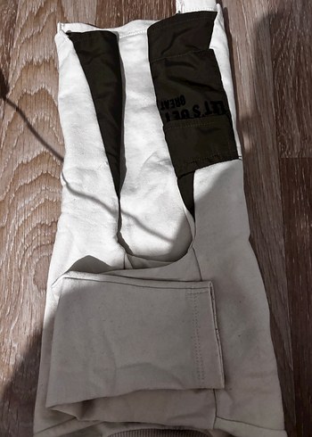 5 Yaş Beden Erkek Çocuk Beyaz Uzun Kollu Sweatshirt