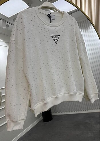 Guess taşlı sweatshirt