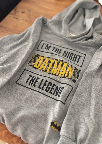 Koton Erkek Çocuk Gri Baskılı Sweatshirt