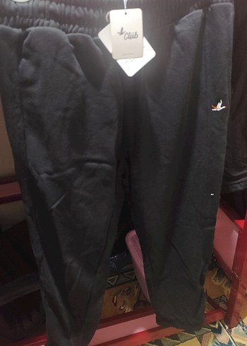 Fermuarlı Siyah Erkek Eşofman Altı - Görsel 4