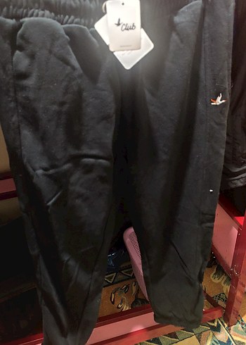 Fermuarlı Siyah Erkek Eşofman Altı - Görsel 5