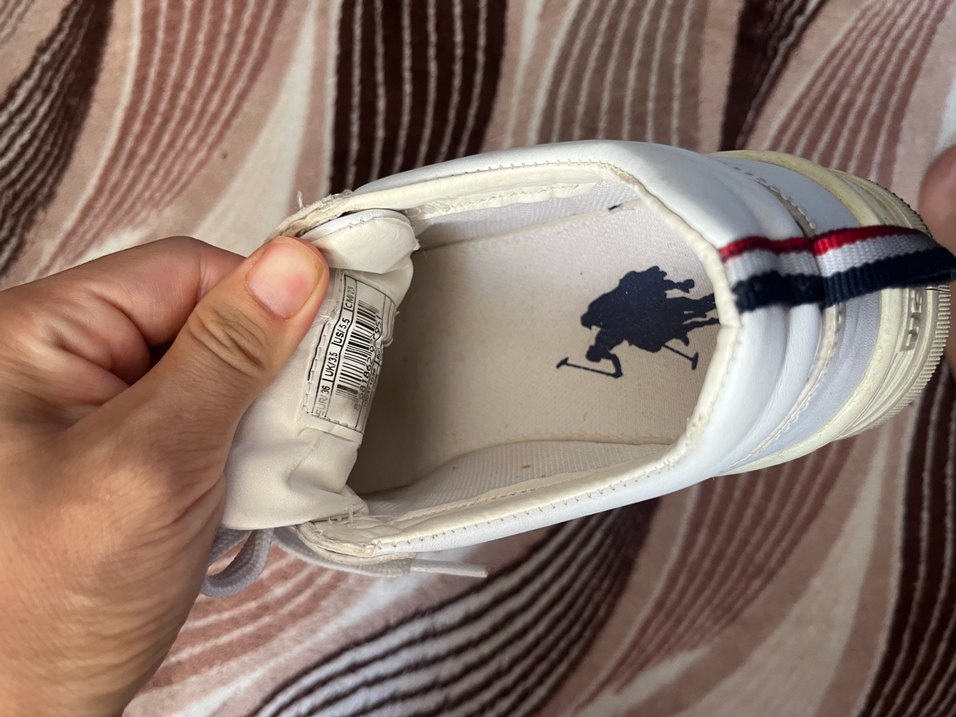 USPA Beyaz Kadın Günlük Spor Ayakkabı - Görsel 3