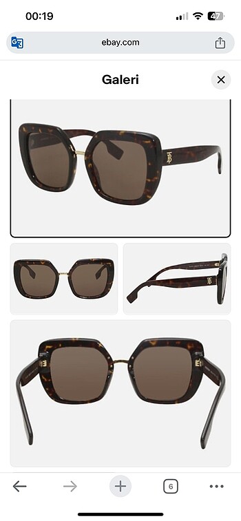 Orijinal Burberry Gözlük