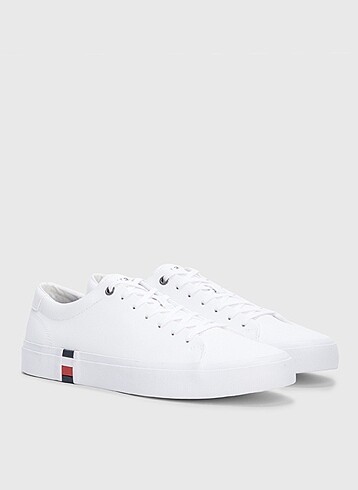 Tommy Hilfiger Beyaz Erkek Deri