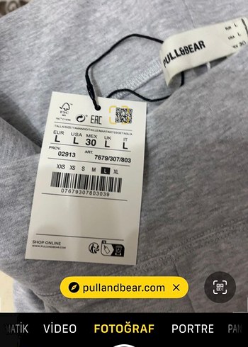Pull and Bear ispanyol tayt