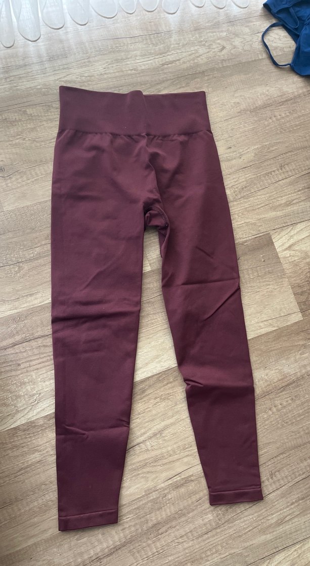 Bordo Kadın Spor Tayt Comeup - Görsel 4