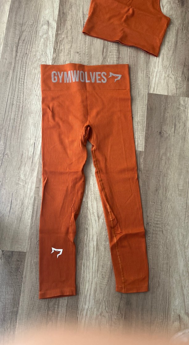 Gymwolves Turuncu Spor Tayt - Görsel 2