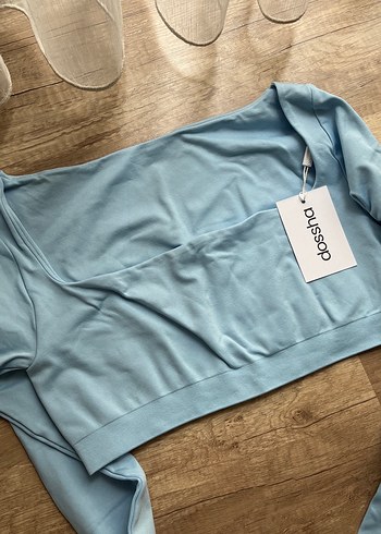 Dossha Bebek Mavisi Spor Crop - Görsel 3