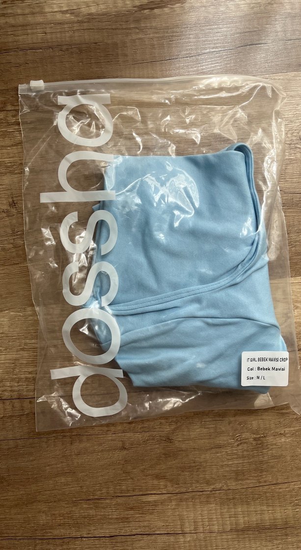Dossha Bebek Mavisi Spor Crop - Görsel 2