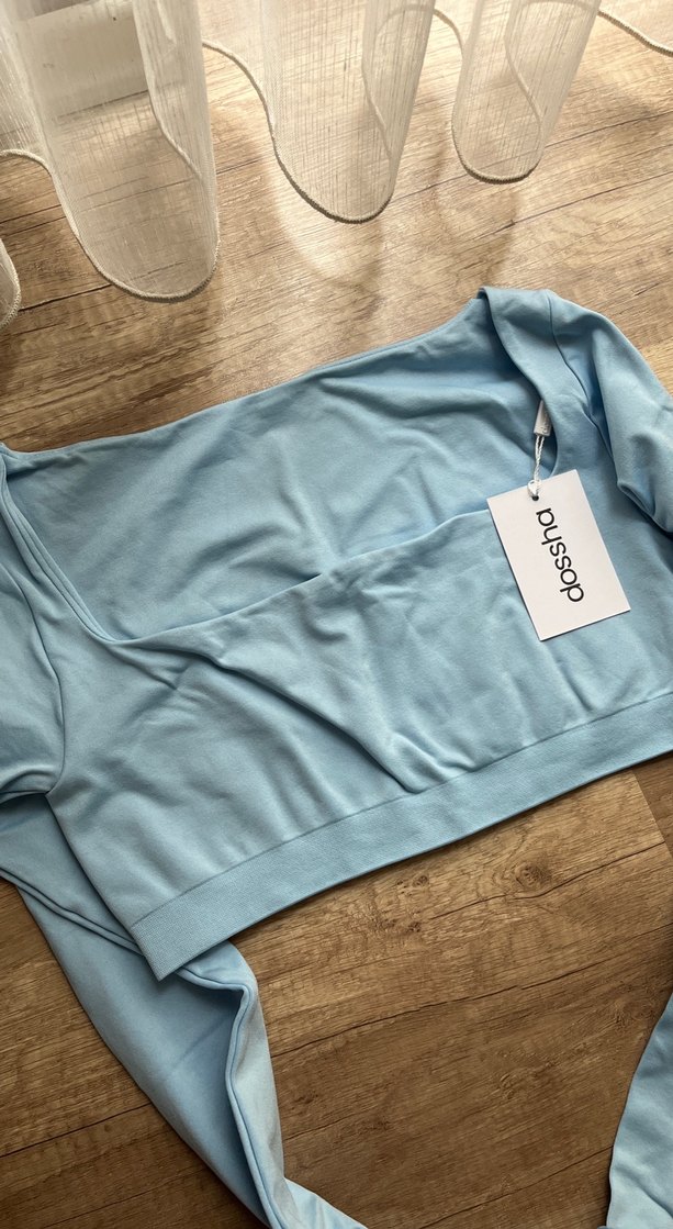 Dossha Bebek Mavisi Spor Crop - Görsel 3