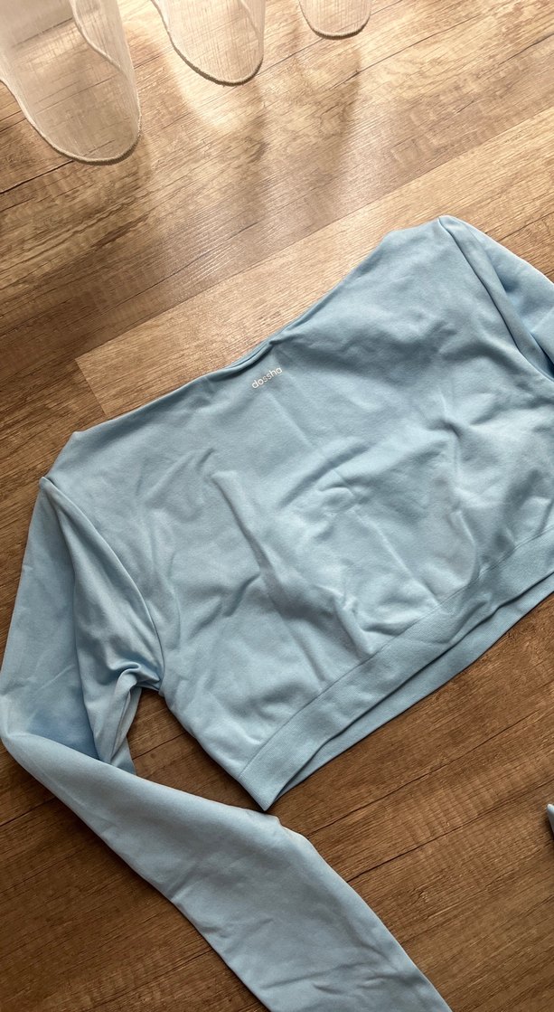 Dossha Bebek Mavisi Spor Crop - Görsel 5