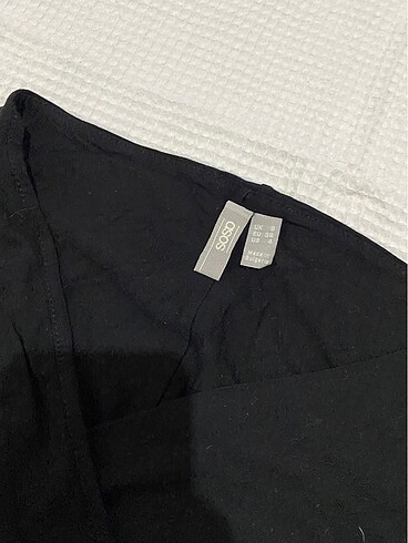 36 Beden siyah Renk Crop bluz