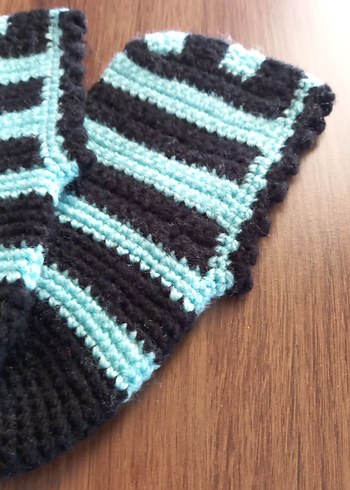 EL ÖRGÜSÜ ÇEYİZLİK PATİK - Görsel 2