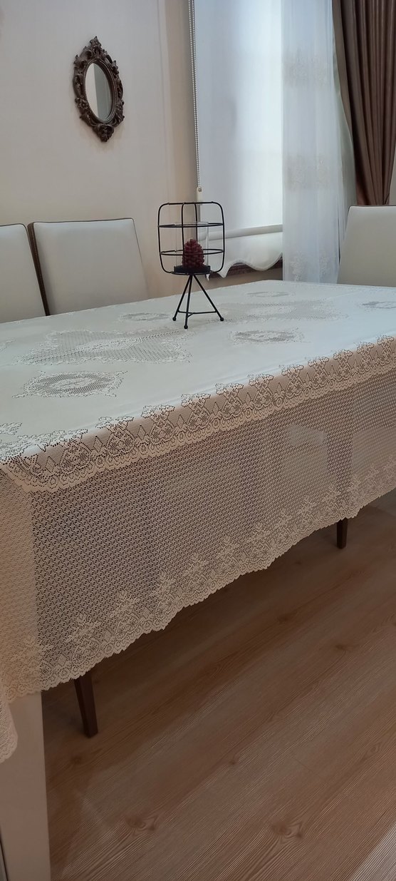 Beyaz Masa Örtüsü - Görsel 3